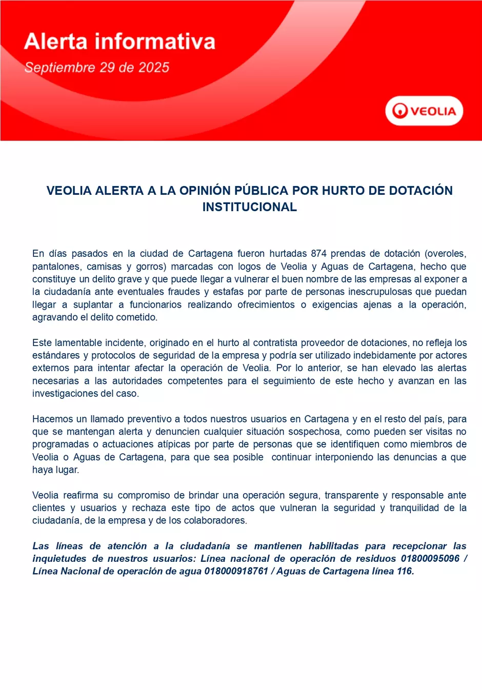Alerta informativa